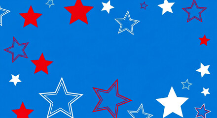 stars and stripes background