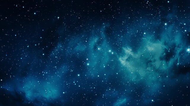 Starry night sky against the background of outer space. Night starry sky. Full moon in dark night sky with ominous foreboding cloud
4K 3D seamless loop of shinny optical flare stars particles