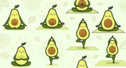 set of fruits and vegetables