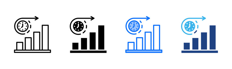 Long-Term Value icon set multiple style collection © Parahman