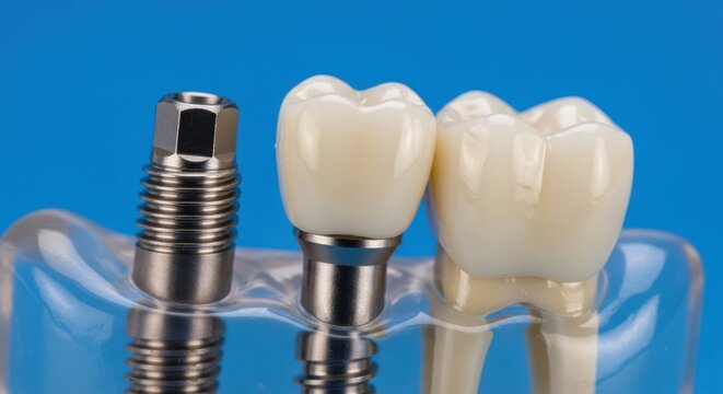 Dental implant model display