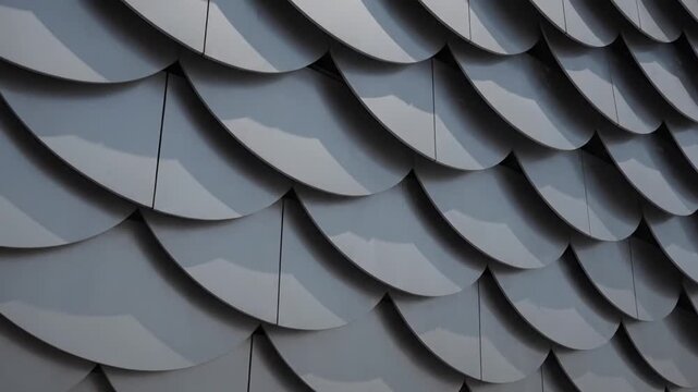 Gray scale facade pattern.