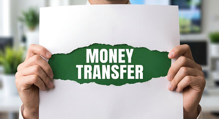 Money Transfer Online Banking Financial Technology Business newConcept