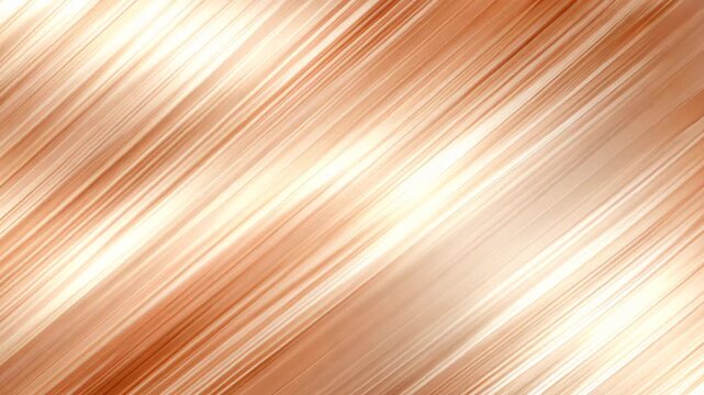 Dynamic diagonal light streaks transition across coppertoned background