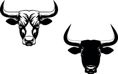 bull head vector