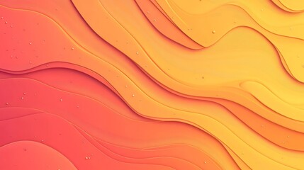 Vibrant Abstract Wavy Layers Gradient Background.