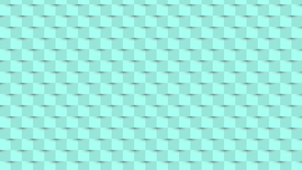 Abstract Turquoise Wall Block Pattern Background with Soft Shadow