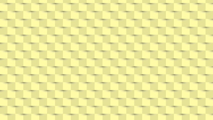 Abstract Yellow Wall Block Pattern Background with Soft Shadow