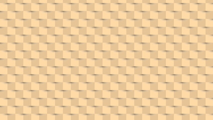 Abstract Orange Wall Block Pattern Background with Soft Shadow