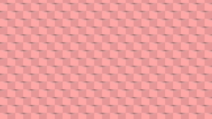 Abstract Red Wall Block Pattern Background with Soft Shadow