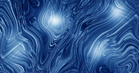 Dark blue marble pattern texture abstract background.