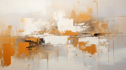 Abstract landscape in warm tones