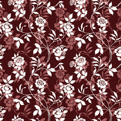 seamless pattern with flowers