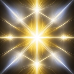 Elegant gold and silver light streaks create a modern, vibrant pattern perfect for backgrounds, digital designs, or adding a touch of futuristic flair