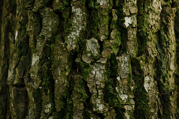 Obraz premium Beautiful Nature Background with Green Leaves and Forest Texture