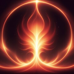 Stunning abstract energy design with dynamic glowing lines, perfect for modern technology and science presentations, bringing a vibrant and powerful aesthetic