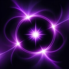 Stunning purple light bursts create dynamic energy and modern elegance, perfect for technology, science, and futuristic designs, adding vibrant power