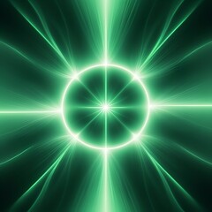 Stunning green energy burst background for modern technology designs, perfect for science, innovation, and futuristic concepts that need a vibrant touch