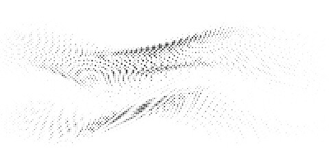 Halftone pattern with gradient effect
