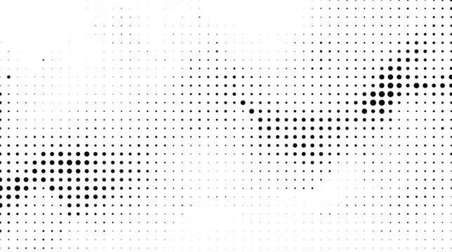 Halftone pattern with gradient effect on variation two