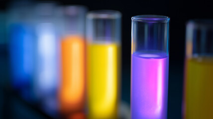 Science laboratory test tube experiment colorful glowing chemistry research science laboratory test tube experiment colorful