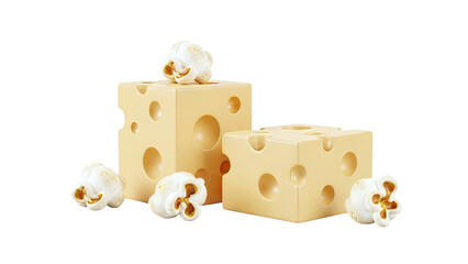 Popcorn and Swiss Cheese Blocks
