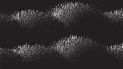 Dynamic brush strokes on black background