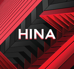 abstract--minimalist--name-hina