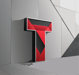 abstract--minimalist--letter-t--sharp-geometric