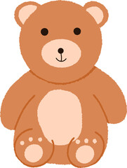 Fototapeta premium teddy bear vector illustration