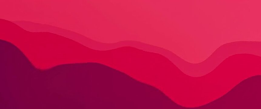 A red and pink background abstract waves background