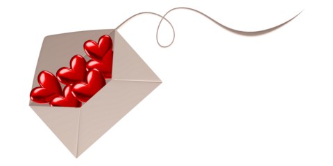 heart shaped gift box with ribbon