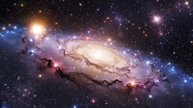 Andromeda Galaxy - A Cosmic Dance of Stars and Nebulae.