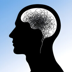 Conceptual Image of Finding Mental Clarity and Peace