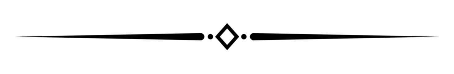 Vintage decorative line. text divider. Line border. Line separator, Border, Vintage divider, Underline element. Vector illustration