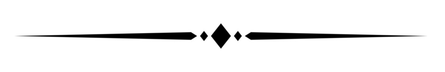 Vintage decorative line. text divider. Line border. Line separator, Border, Vintage divider, Underline element. Vector illustration