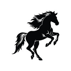 Obraz premium Big set of horses silhouettes