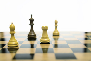 Black King Trapped on the Chessboard