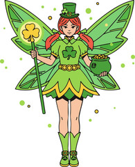 Fototapeta premium St. Patrick's Day Fairy