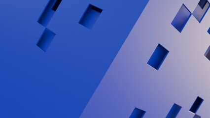 3d planes on a futuristic cube illustration abstract background © JoseVicenteCarratala