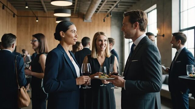 Business networking event.