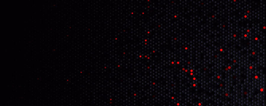 SaaS uptime status background, minimalist hex mesh with red incident points. Status pages, KPI slides, postmortems. Reliability backgrounds for ops teams. Vector illustration