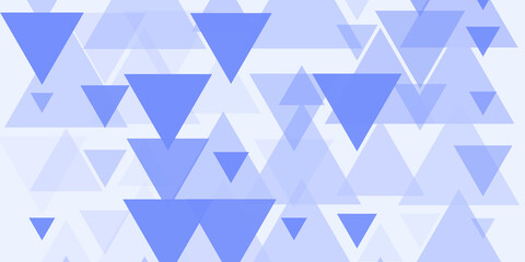 Abstract Blue Triangle Pattern Background