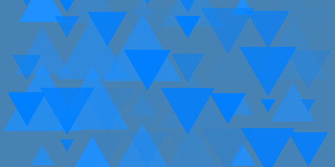 Abstract Blue Triangle Pattern Background
