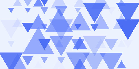 Fototapeta premium Abstract Blue Triangle Background