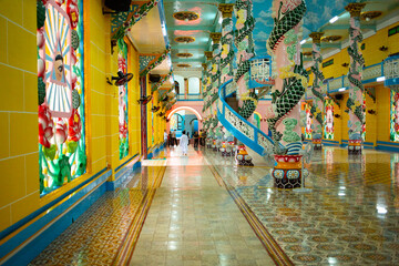 Cao Dai Temple Tay Ninh Viet Nam