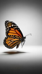 Obraz premium Monarch Butterfly Isolated Clean Background