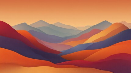 Obraz premium abstract beautiful mountain
