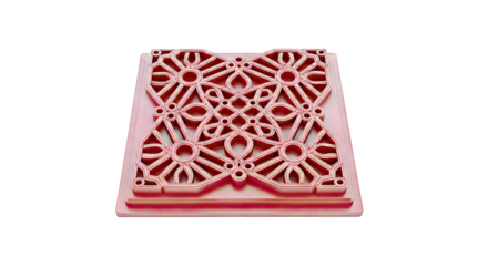 Red Geometric Lattice Design