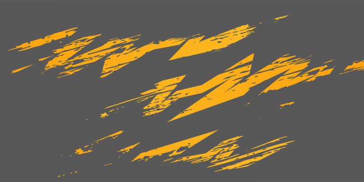 Abstract geometric tribal tattoo pattern. Geometric racing decal pattern